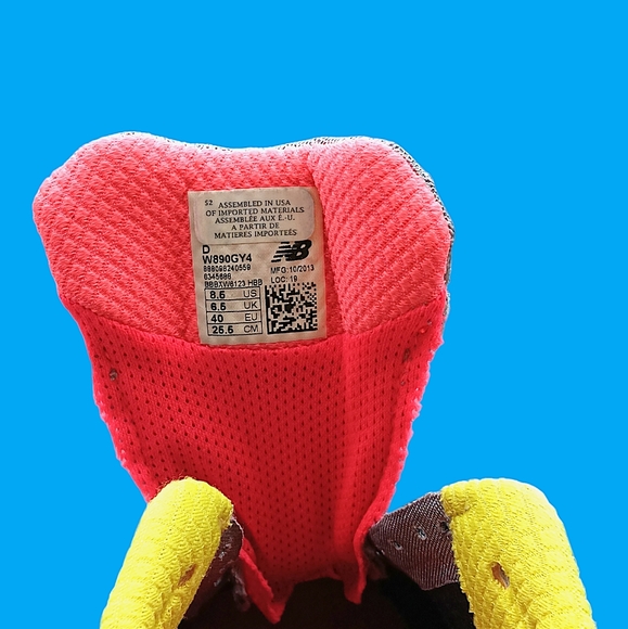 New Balance Barringer 890 V4 Women's W890GY4 Size 8.5 Running Shoes - Picture 11 of 15